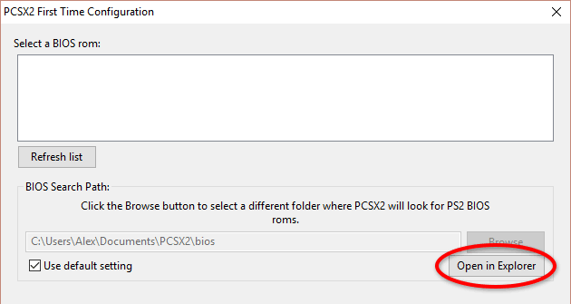 iso file not found pcsx2